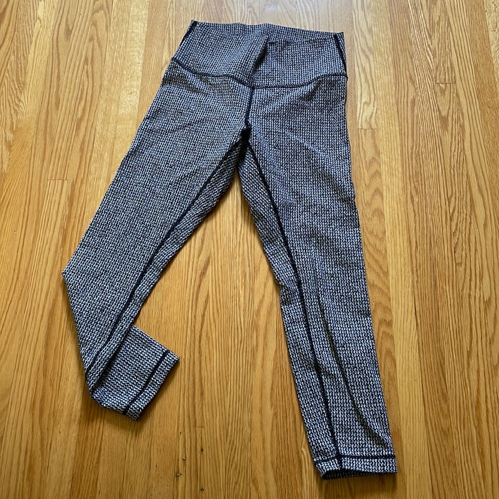 Lululemon High Times Leggings Houndstooth Size 8